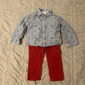 H&M Christmas Holiday Outfit